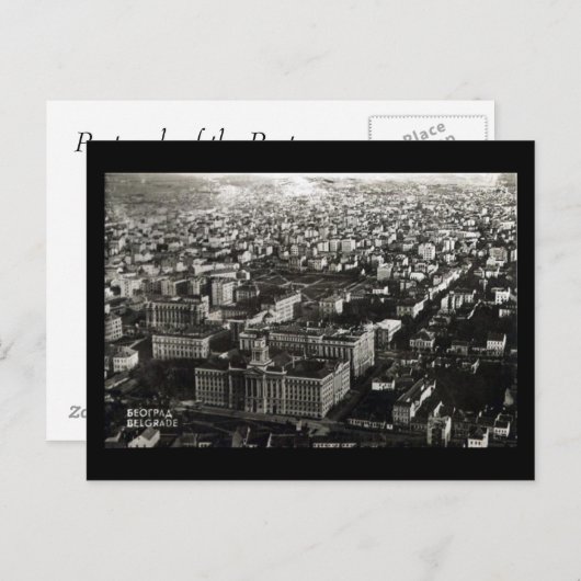 Ancienne carte postale - Belgrade (Devant / Derrière)