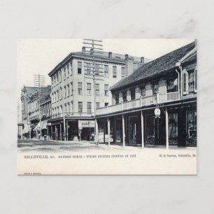 Ancienne carte postale - Belleville, Illinois