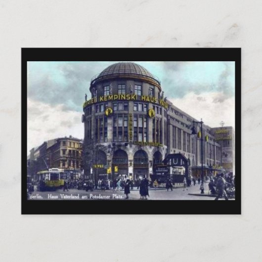 Ancienne carte postale - Berlin, Potsdamer Platz (Devant)