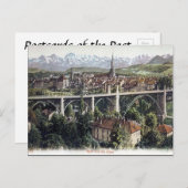 Ancienne carte postale - Berne, Suisse (Devant / Derrière)