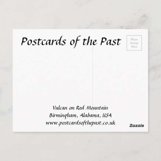 Ancienne carte postale - Birmingham, Alabama (Dos)