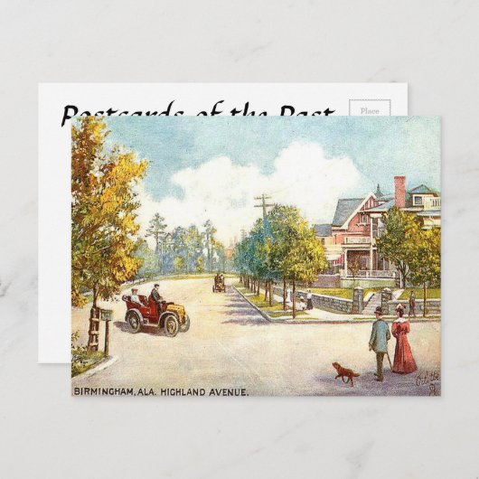 Ancienne carte postale - Birmingham, Alabama (Devant / Derrière)