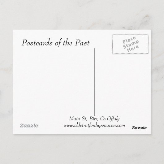 Ancienne carte postale - Birr, Co Offaly, Irlande (Dos)