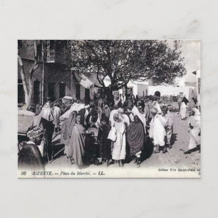 Ancienne carte postale - Bizerte, Tunisie