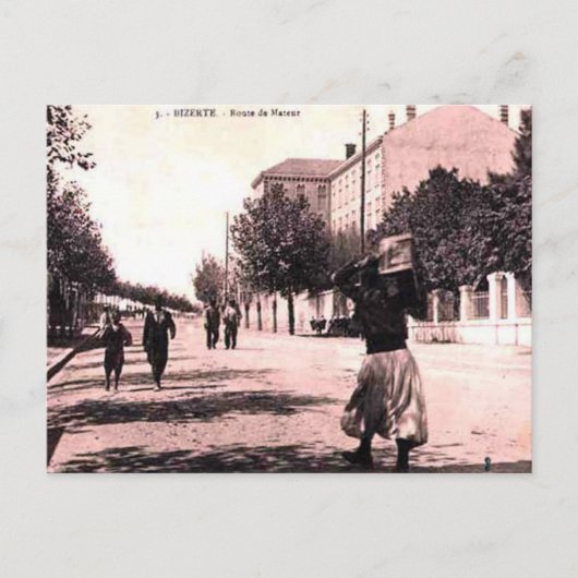 Ancienne carte postale - Bizerte, Tunisie (Devant)