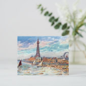Ancienne carte postale - Blackpool, Lancashire (Debout devant)