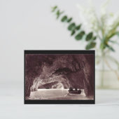 Ancienne carte postale - Blue Grotto, Capri, Itali (Debout devant)