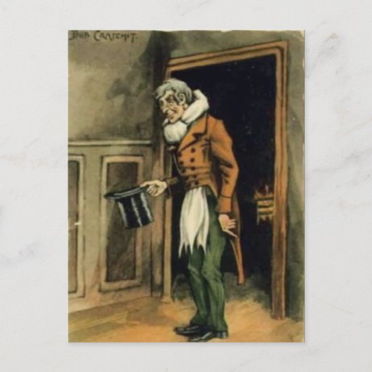 Ancienne carte postale - Bob Cratchit, "A Christma (Devant)