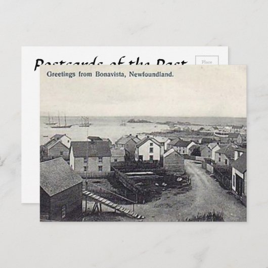 Ancienne carte postale - Bonavista, Terre-Neuve (Devant / Derrière)
