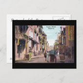 Ancienne carte postale - Bonham Strand, Hong Kong (Devant / Derrière)