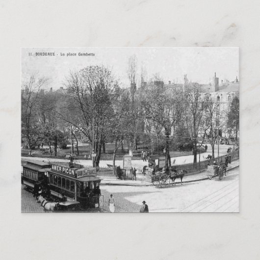 Ancienne carte postale - Bordeaux, France (Devant)