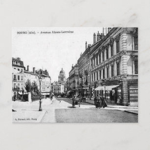 Ancienne carte postale - Bourg-en-Bresse, Ain, Fra