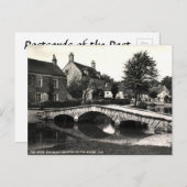 Ancienne carte postale - Bourton-on-the-Water. Glo (Devant / Derrière)