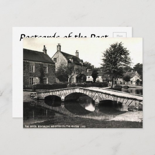 Ancienne carte postale - Bourton-on-the-Water. Glo (Devant / Derrière)
