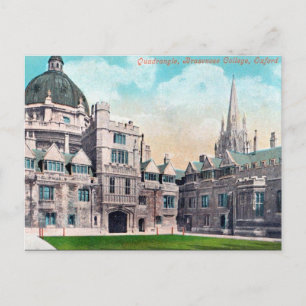 Ancienne carte postale - Brasenose College, Oxford
