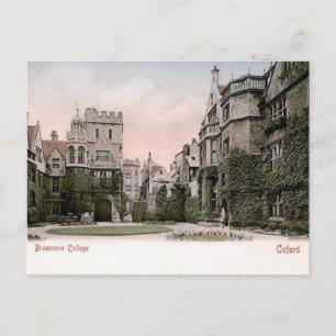 Ancienne carte postale - Brasenose College, Oxford