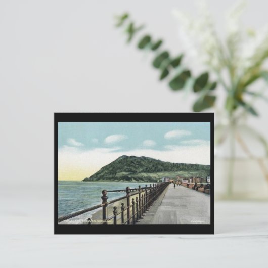 Ancienne carte postale - Bray, Co Wicklow, Irlande (Debout devant)