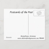 Ancienne carte postale - Bremerhaven, Allemagne (Dos)