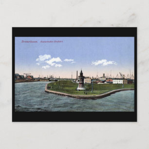 Ancienne carte postale - Bremerhaven, Allemagne
