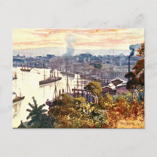 Ancienne carte postale - Brisbane, Queensland (Devant)