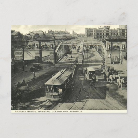 Ancienne carte postale - Brisbane, Queensland (Devant)