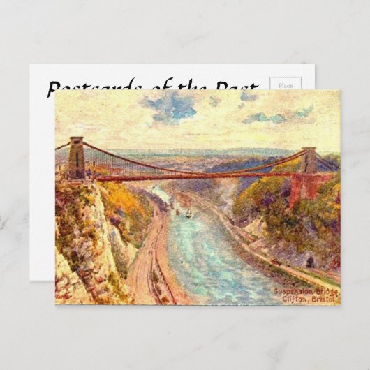 Ancienne carte postale - Bristol, Angleterre (Devant / Derrière)