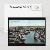 Ancienne carte postale - Bristol Harbour, Angleter (Devant / Derrière)