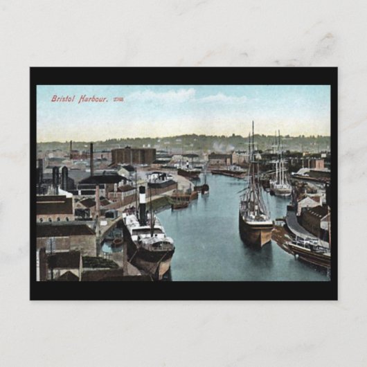 Ancienne carte postale - Bristol Harbour, Angleter (Devant)
