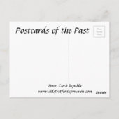 Ancienne carte postale - Brno, République tchèque (Dos)