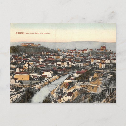Ancienne carte postale - Brno, République tchèque (Devant)