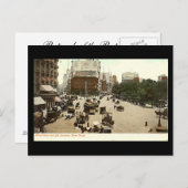 Ancienne carte postale, Broadway & 5th Ave, New Yo (Devant / Derrière)