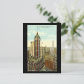 Ancienne carte postale - Broadway, New York (Debout devant)