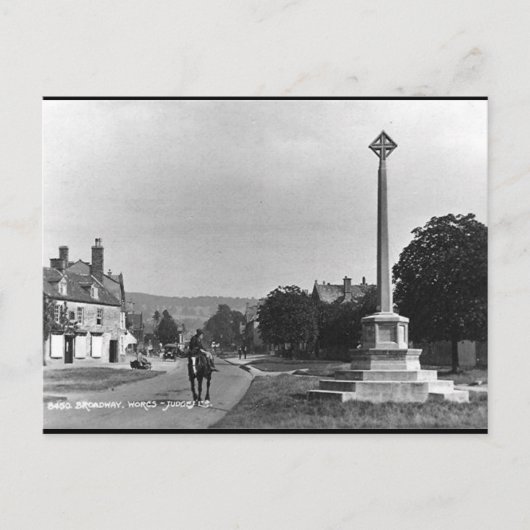 Ancienne carte postale - Broadway, Worcestershire (Devant)