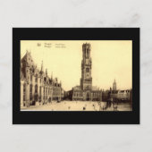 Ancienne carte postale, Bruges (Devant)
