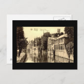 Ancienne carte postale, Bruges (Devant / Derrière)