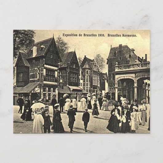 Ancienne carte postale - Brussels Expo 1910 (Devant)
