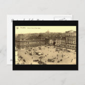 Ancienne carte postale - Bruxelles (Devant / Derrière)