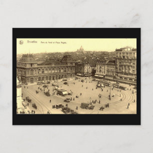 Ancienne carte postale - Bruxelles