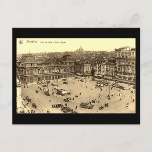 Ancienne carte postale - Bruxelles (Devant)