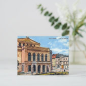 Ancienne carte postale - Bucarest, Roumanie (Debout devant)