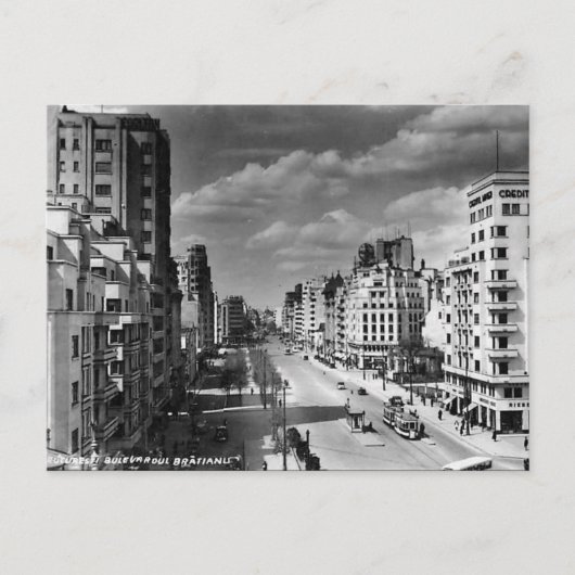 Ancienne carte postale - Bucarest, Roumanie (Devant)