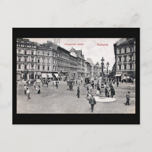 Ancienne carte postale - Budapest, Hongrie (Devant)