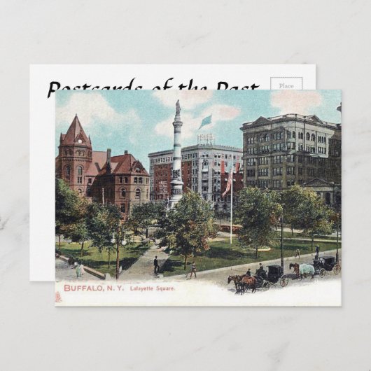 Ancienne carte postale - Buffalo, New York, États- (Devant / Derrière)