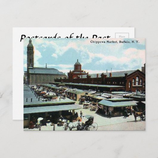 Ancienne carte postale - Buffalo, New York, USA (Devant / Derrière)