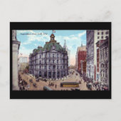 Ancienne carte postale, bureau de poste, New York (Devant)