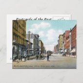 Ancienne carte postale - Burlington, Iowa, USA (Devant / Derrière)