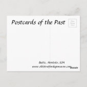 Ancienne carte postale - Butte, Montana, États-Uni (Dos)