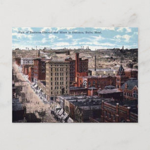 Ancienne carte postale - Butte, Montana, États-Uni