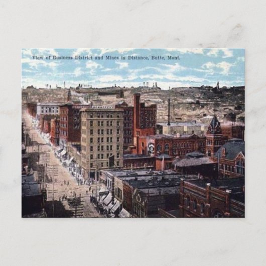 Ancienne carte postale - Butte, Montana, États-Uni (Devant)