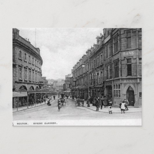 Ancienne carte postale - Buxton, Derbyshire (Devant)